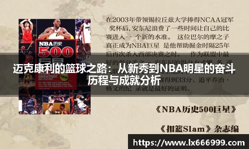 迈克康利的篮球之路：从新秀到NBA明星的奋斗历程与成就分析